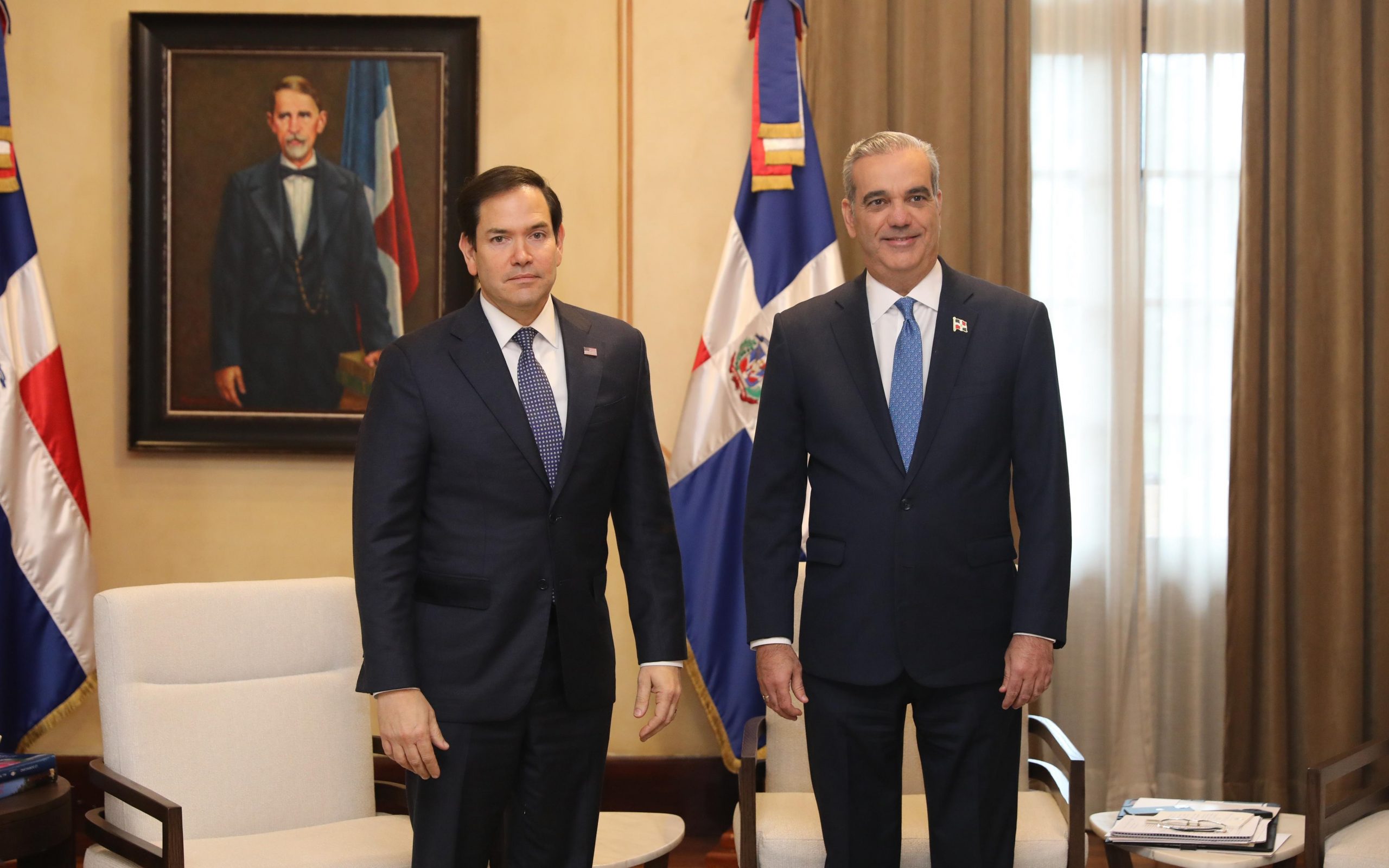 Presidente Abinader recibe al Secretario de Estado de EE.UU.
