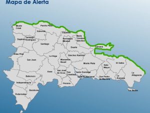COE emite alerta verde por fuerte oleaje en toda la costa norte y este