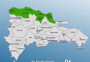 COE coloca seis provincias en alerta verde por sistema frontal