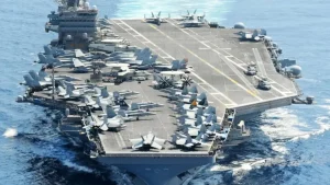 Cuatro mísiles iraníes alcanzaron el portaaviones Abraham Lincoln, según agencia iraní