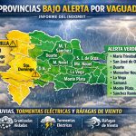 Diez provincias bajo alerta: vaguada traerá lluvias intensas