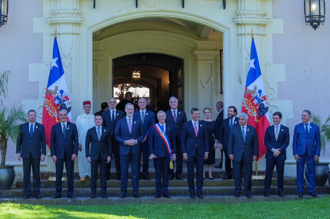 Abinader participó de la investidura de su homólogo chileno José Antonio Kast