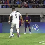 Santo Domingo vibró con las leyendas del Real Madrid y del Barcelona