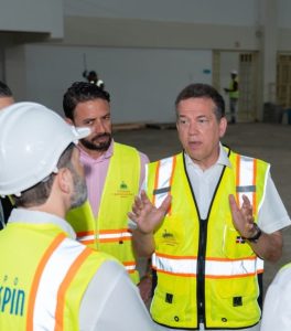 Ito Bisonó supervisa avances de las obras en el Parque del Este