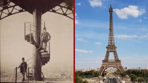Subastarán un tramo de la escalera original que conducía al tercer piso de la Torre Eiffel