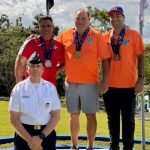 Policía campeón en tiro de escopeta Juegos Militares