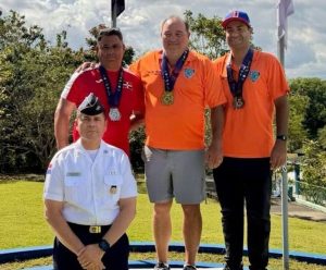 Policía campeón en tiro de escopeta Juegos Militares