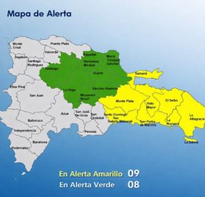 ¡RD en “modo lluvia”! COE eleva alertas a 16 provincias y Distrito Nacional