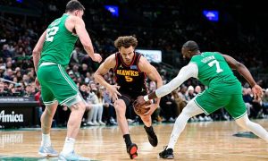 Hawks aprovechan la ausencia de Tatum y frenan a los Celtics con autoridad en casa