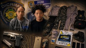 Se vestían de policías y militares para atracar: PN apresa banda en SDE