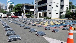 Incautan más de 1,100 paquetes de marihuana ocultos en furgón en Puerto Plata