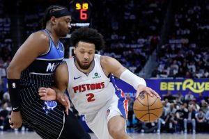 Cunningham fija récord de puntos en Playoffs para Detroit, que no se rinde ante Orlando