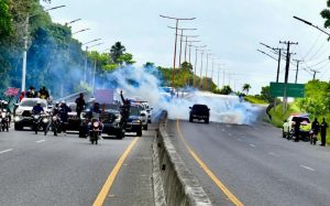 Marcha pacífica en La Cuaba termina en tensión