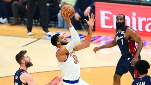 Karl Towns baja la euforia: “Tenemos que mantenernos enfocados”
