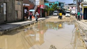 Abandono de obra empeora tránsito en el sector Pumac