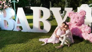 Así fue el elegante baby shower de la hija de Nadia Ferreira y Marc Anthony