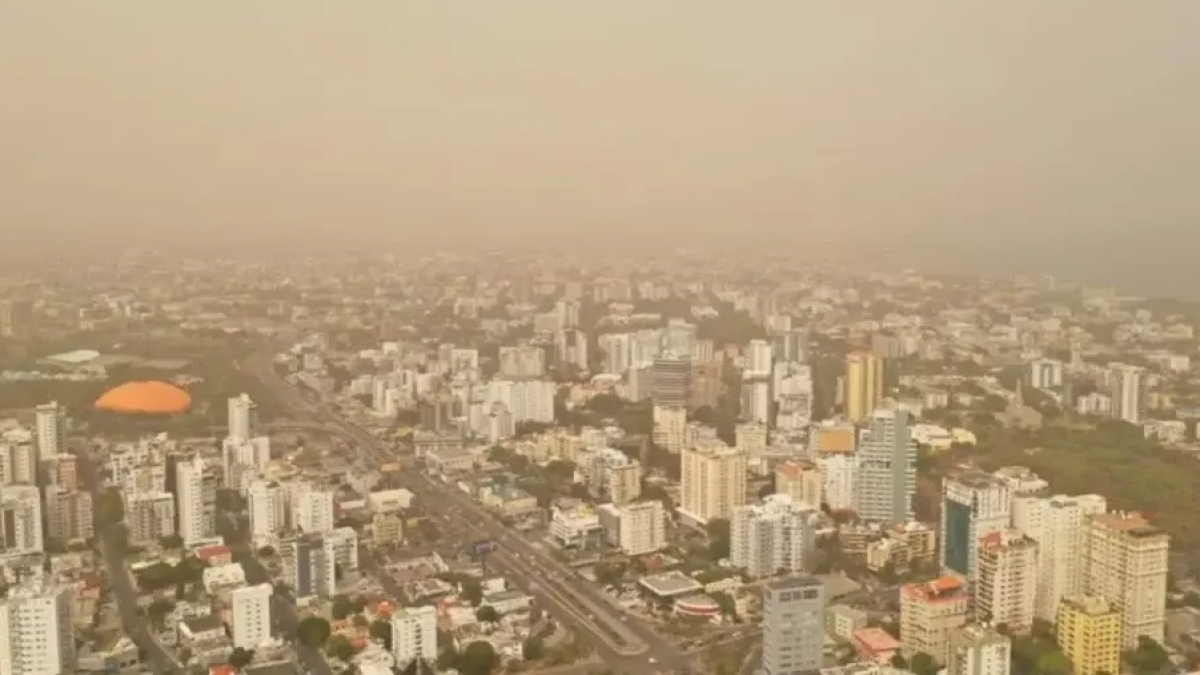Polvo del Sahara afectará la calidad del aire en República Dominicana este martes