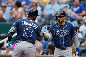 Caminero hace historia: jonrón en sexto juego seguido y los Rays siguen indetenibles