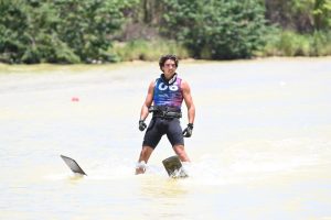 Andrea Pigozzi lográ medalla de oro en modalidad de salto del esquí acuático