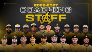 Águilas anuncian cuerpo técnico para la temporada 2026-2027