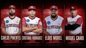 Gigantes del Cibao anuncian staff de coaches encabezado por el dirigente Miguel Cairo