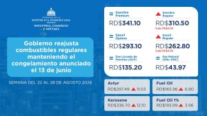 gobierno-aumenta-rd$3.00-a-la-gasolina-regular-y-al-gasoil-regular;-mantiene-congelados-otros-combustibles