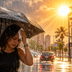 Indomet pronostica intenso calor y aguaceros para este domingo en el país