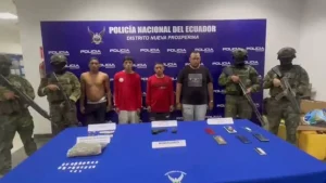 Operativo militar deja cuatro detenidos vinculados a Los Fatales en Guayaquil