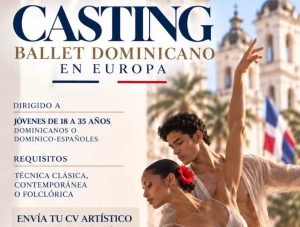 Ballet Dominicano en Europa convoca audiciones para jóvenes bailarines en Madrid