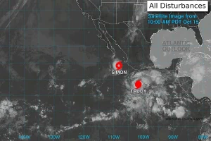 Huracán Trudy sube a categoría 3 y amenaza con fuertes lluvias en México